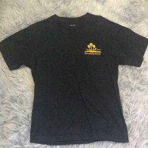 Crawling death shirt goldish yellow and black